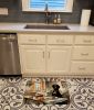 Black Lab Fall Kitchen Pumpkins Memory Foam Kitchen Mat Machine Washable Anti-Fatigue Mat Cushion Comfort Bath Mat or Kitchen Rug